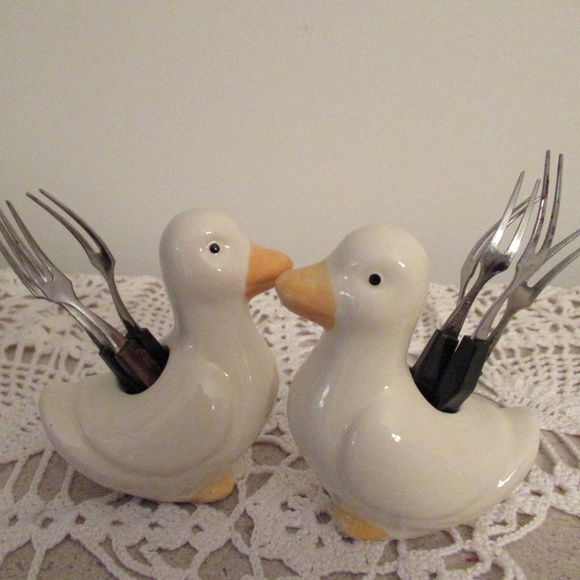 Ceramic duck Toothpick holders - Picture 7 of 7